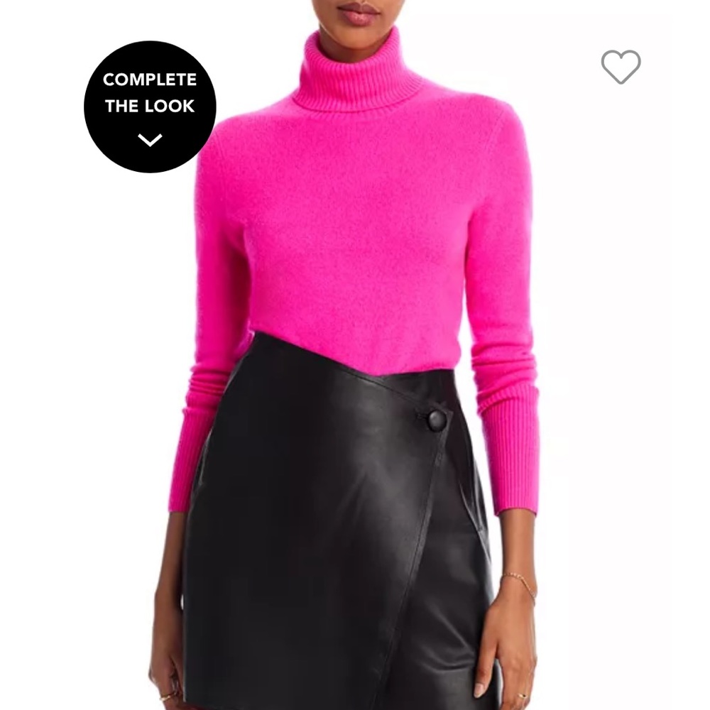 NWT Aqua cashmere turtleneck